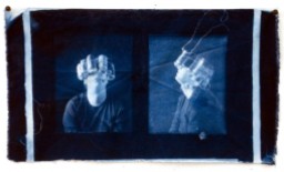 Untitled, 2012, Cyanotype on cloth